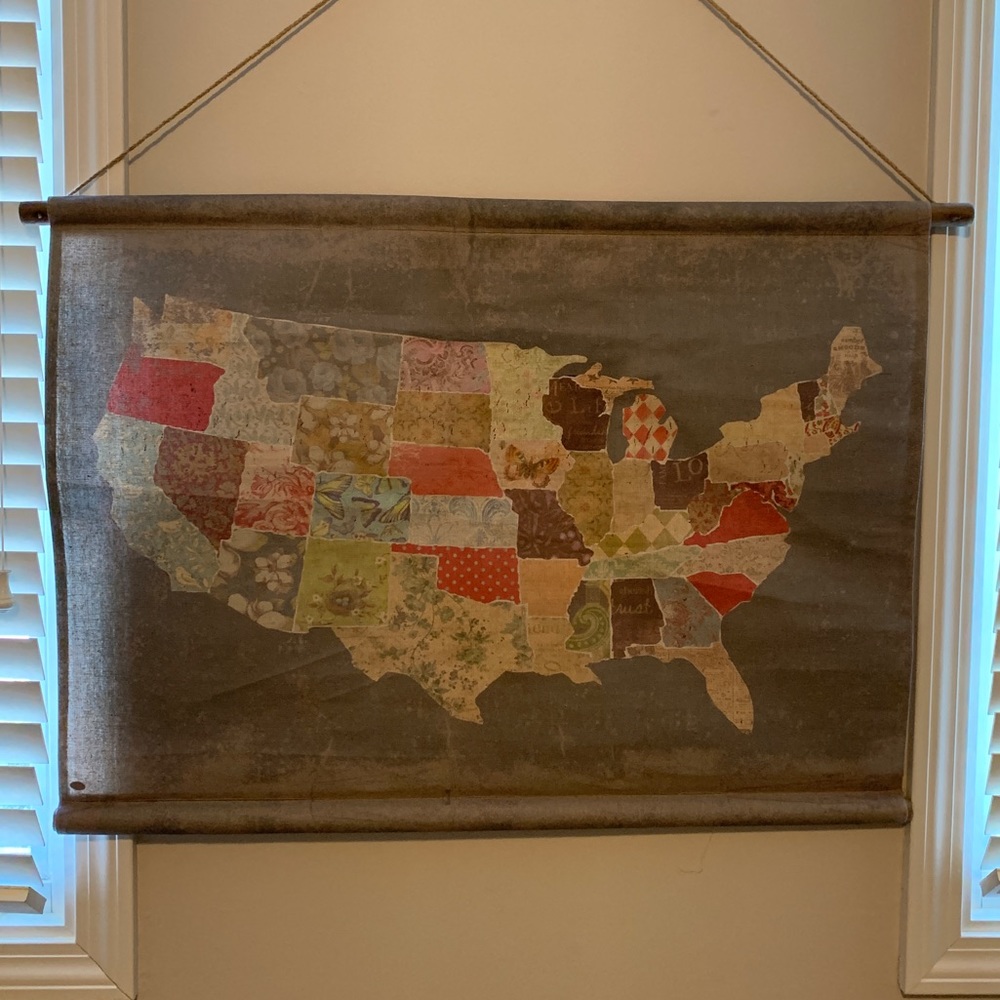 Patterned American Flag Wall Decor!!
